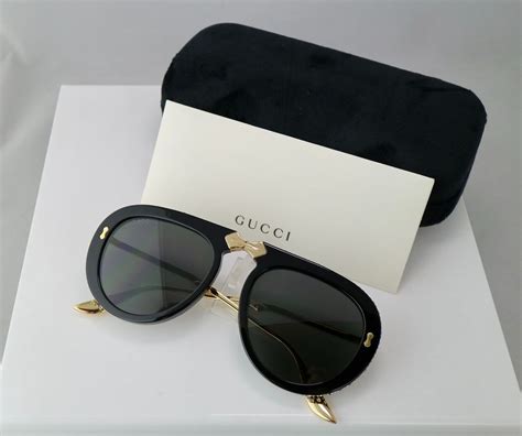 aviator sunglasses with gucci stripe|gucci foldable aviator sunglasses.